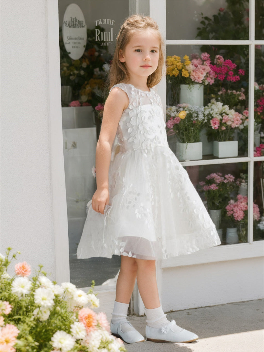 Robe de Demoiselle D'Honneur Coupe A-Line/Princesse à Encolure Dégagée et Longueur Genou avec Dentelle