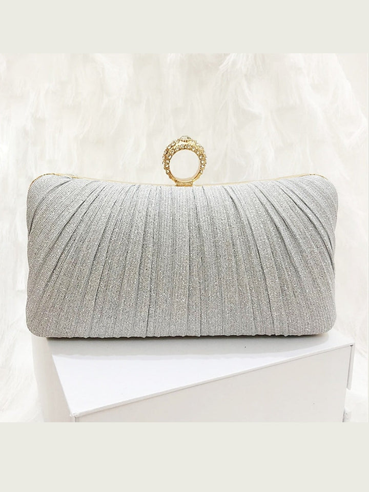 Pochettes et Sacs de Soirée Imperméables à Chaîne Synthétique de Couleur Unie