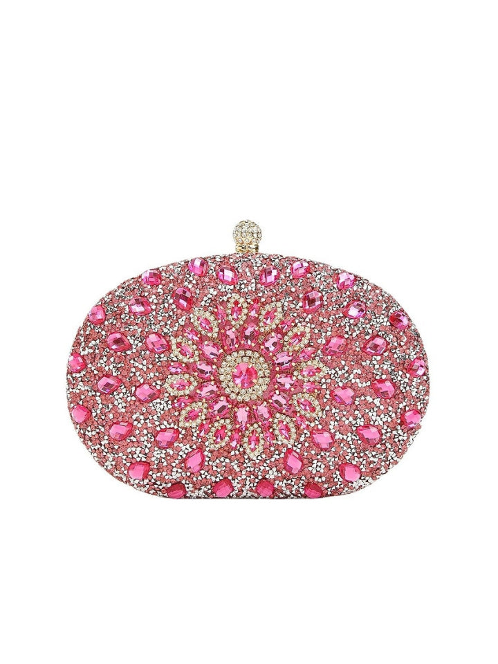Pochettes et Sacs de Soirée en Polyester Imperméables avec Cristaux et Strass