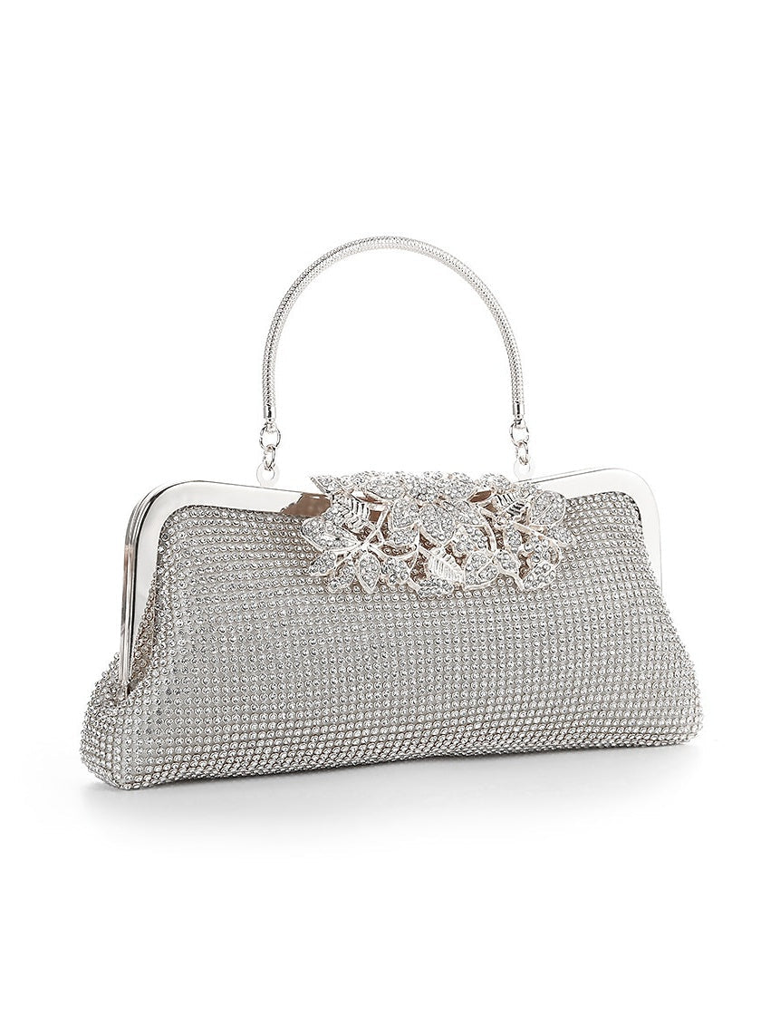 Sacs à Main en Polyester avec Cristaux et Strass, Grande Capacité