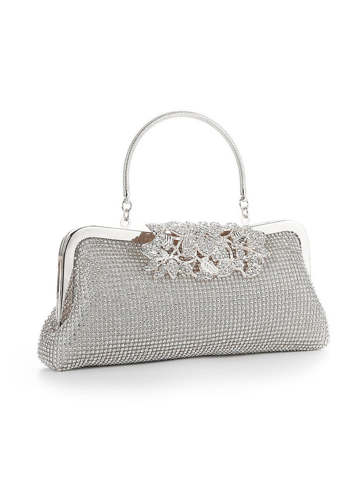 Sacs à Main en Polyester avec Cristaux et Strass, Grande Capacité