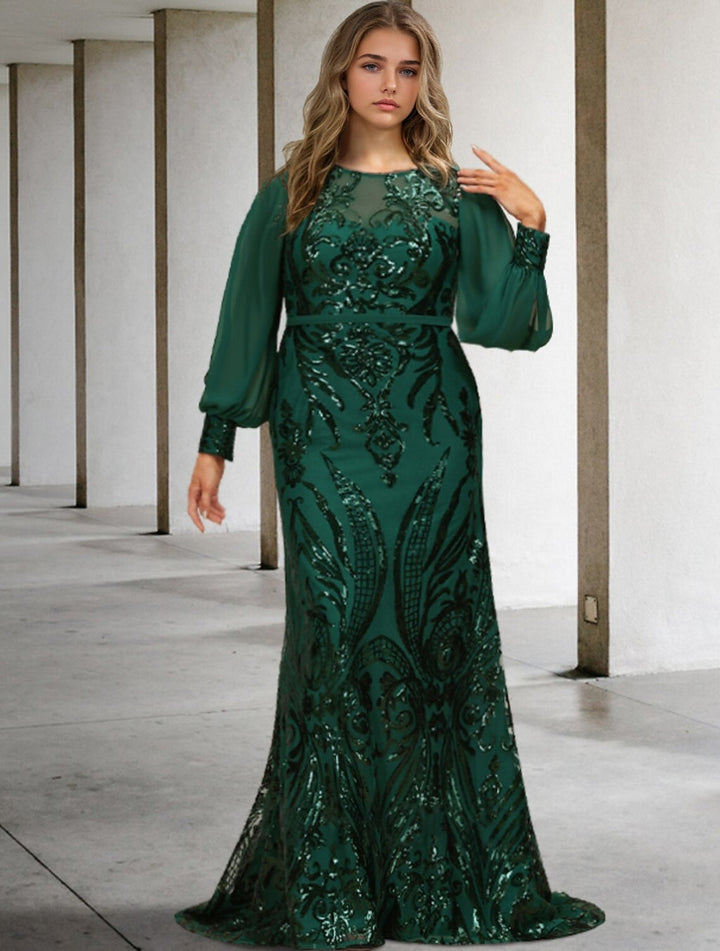 Robes de Mère de la Mariée Fourreau/Colonne avec Paillettes