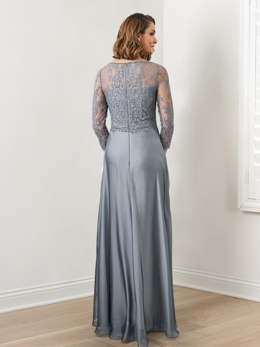 Robes de Mère de la Mariée Coupe A-Line/Princesse avec Appliques et Paillettes