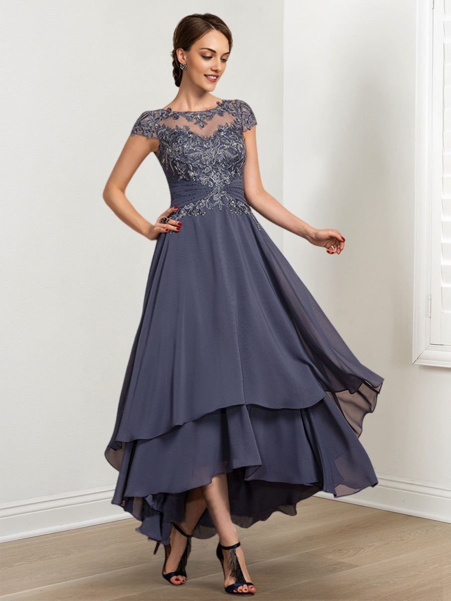 Robes de Mère de la Mariée Coupe A-Line/Princess avec Appliques