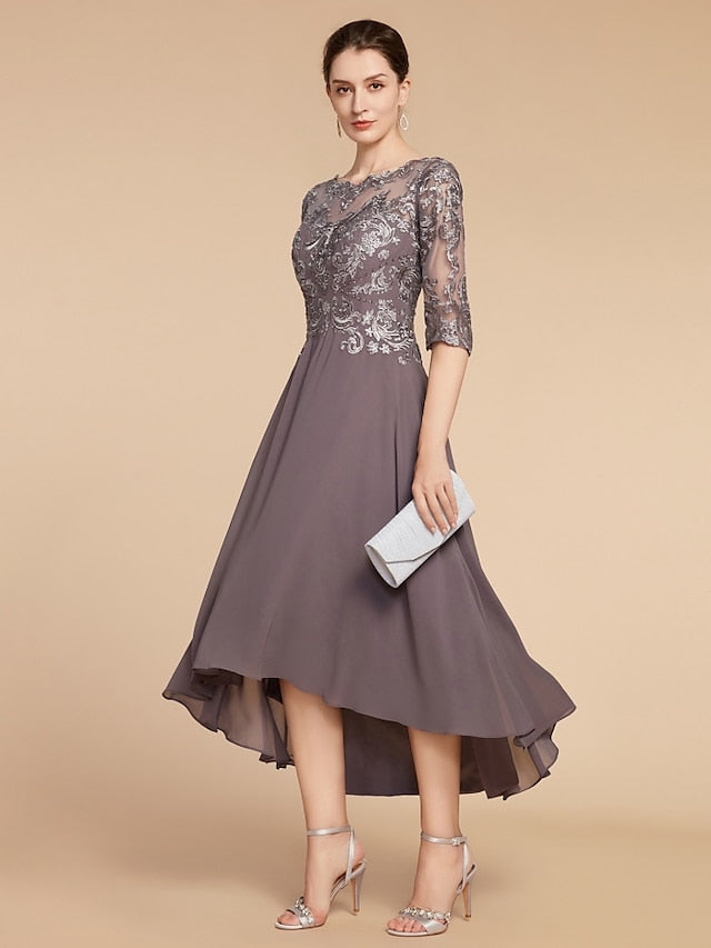 Robes de Mère de la Mariée Asymétriques Coupe A-Line/Princess