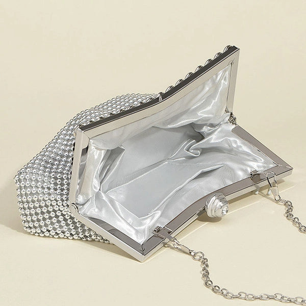 Pochettes Magnifiques avec Perles et Strass en Cristal