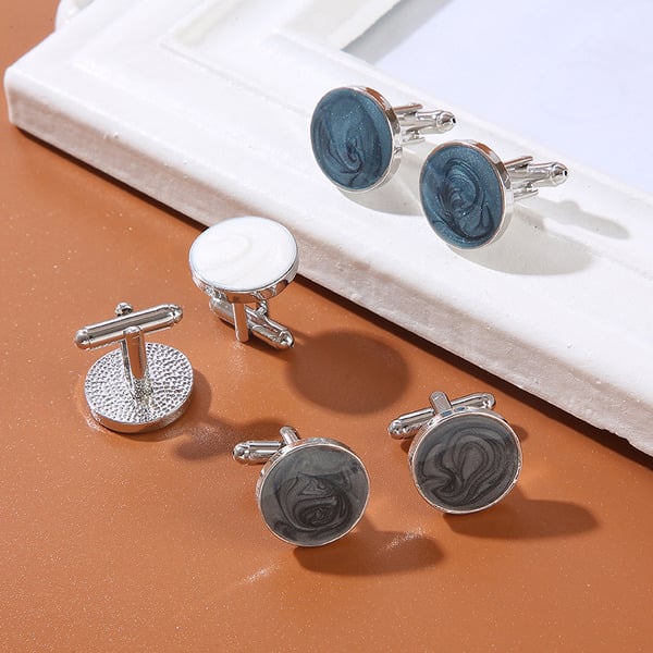 Boutons De Manchette Classiques En Alliage Moderne Pour Hommes