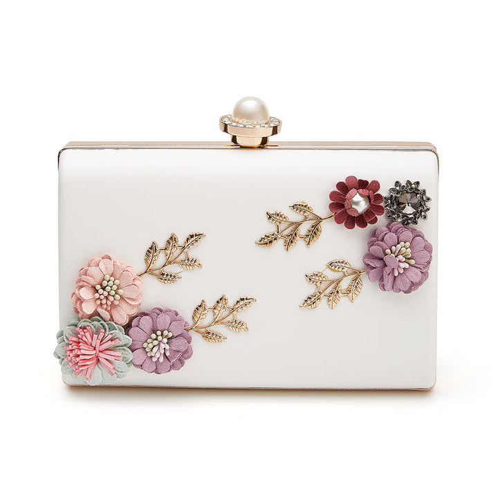 Pochettes Uniques en Imitation de Fleurs et de Perles