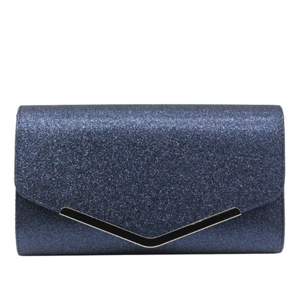 Pochettes à Paillettes avec Bordure en Métal