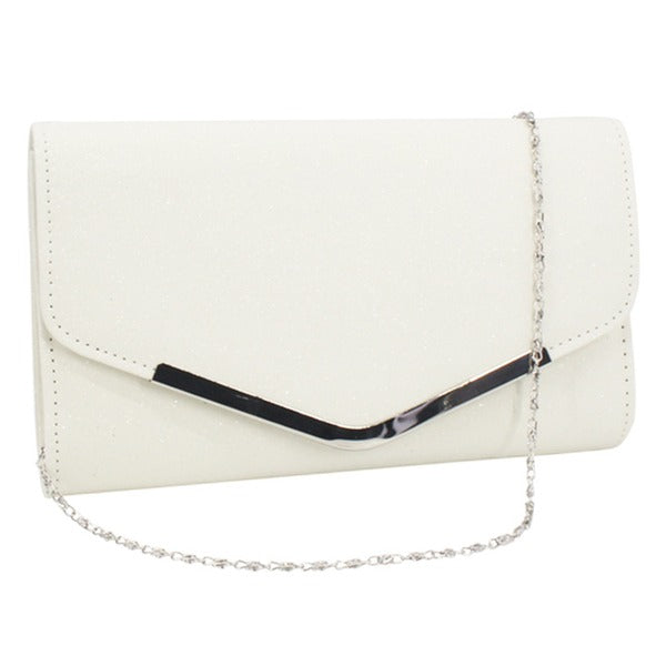 Pochettes à Paillettes avec Bordure en Métal
