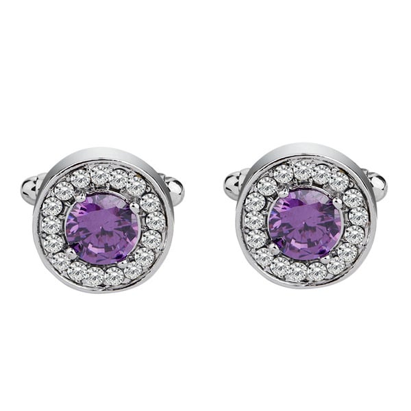 Boutons De Manchette Modernes En Alliage Avec Strass Pour Hommes