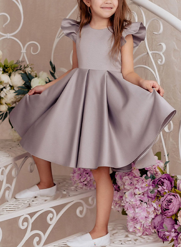 Robes de Demoiselle D'Honneur Coupe A-Line/Princess avec Décolleté en V et Nœud