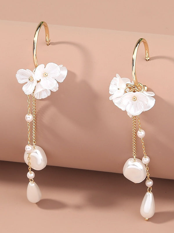 Boucles D'oreilles Pendantes En Filigrane Argenté – Rondes, Style Boho, Faites Au Brésil