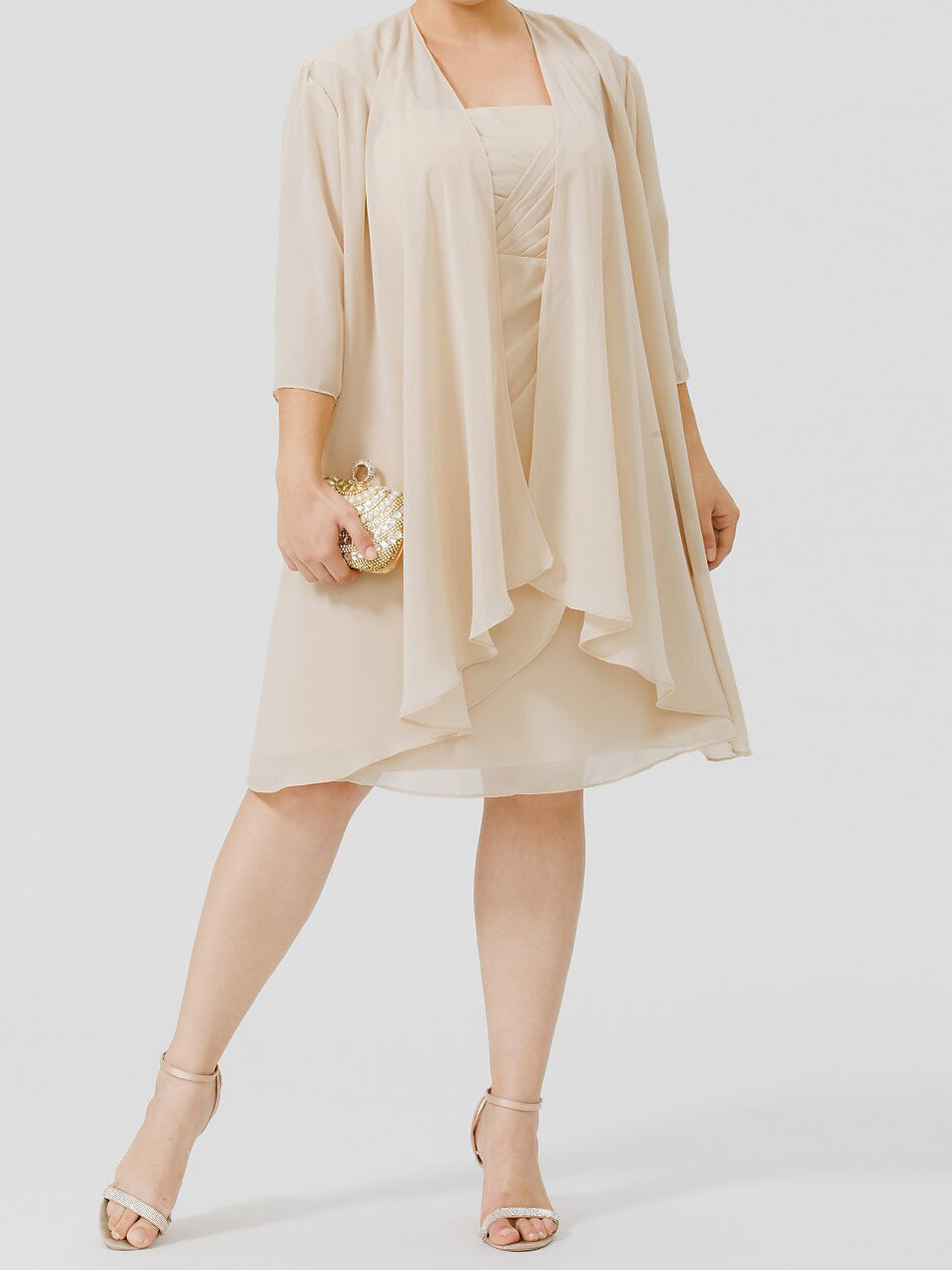 Robes de Mère de la Mariée Coupe A-Line/Princess avec Veste