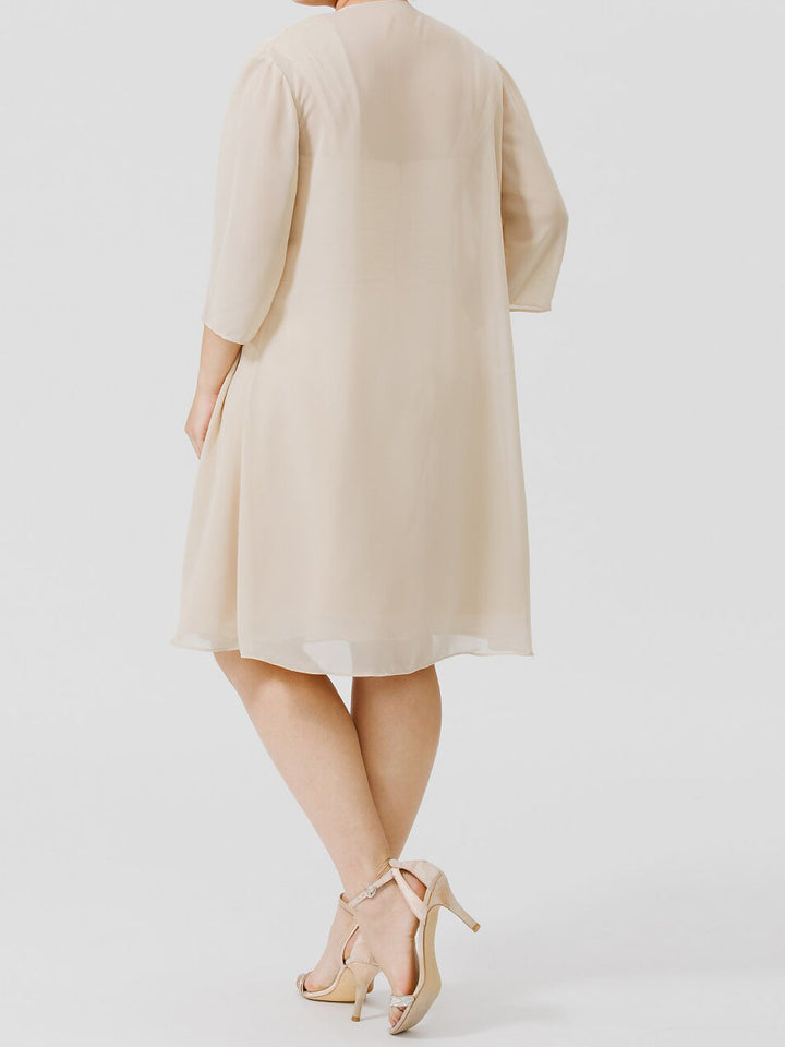 Robes de Mère de la Mariée Coupe A-Line/Princess avec Veste