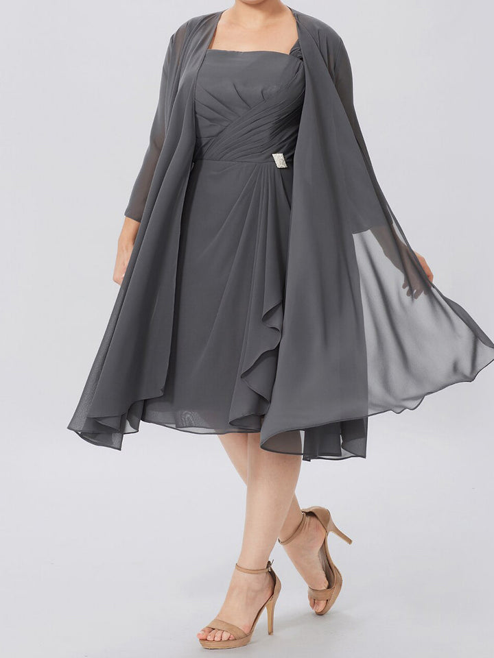 Robes de Mère de la Mariée Coupe A-Line/Princess avec Veste