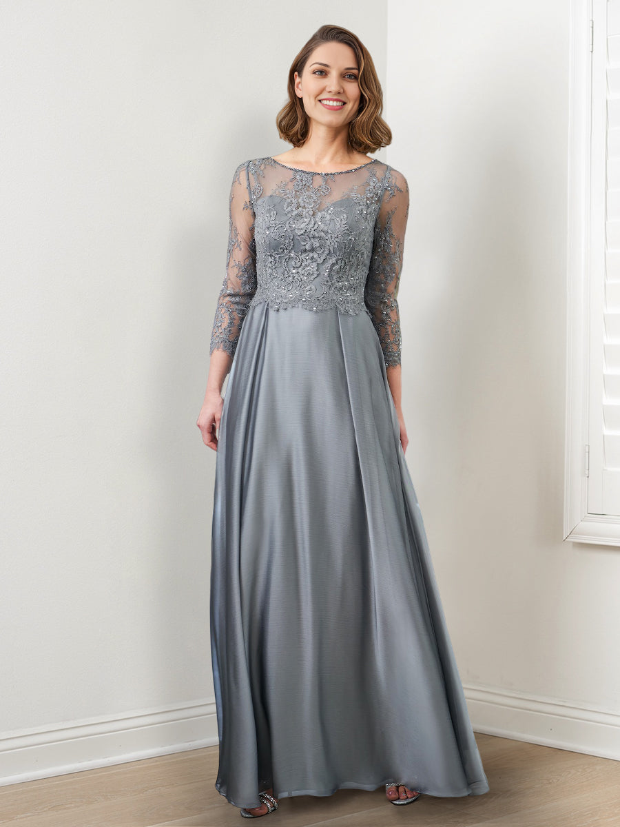 Robes de Mère de la Mariée Coupe A-Line/Princesse avec Appliques et Paillettes