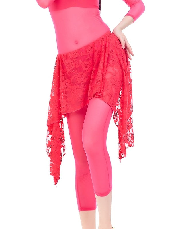 Foulard de Danse Du Ventre en Dentelle pour Femme, en Mousseline de Soie, pour Entraînement