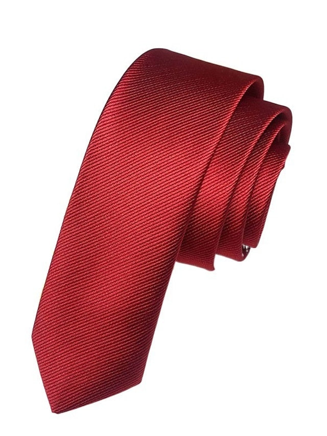 Cravate Classique De Couleur Unie Pour Homme