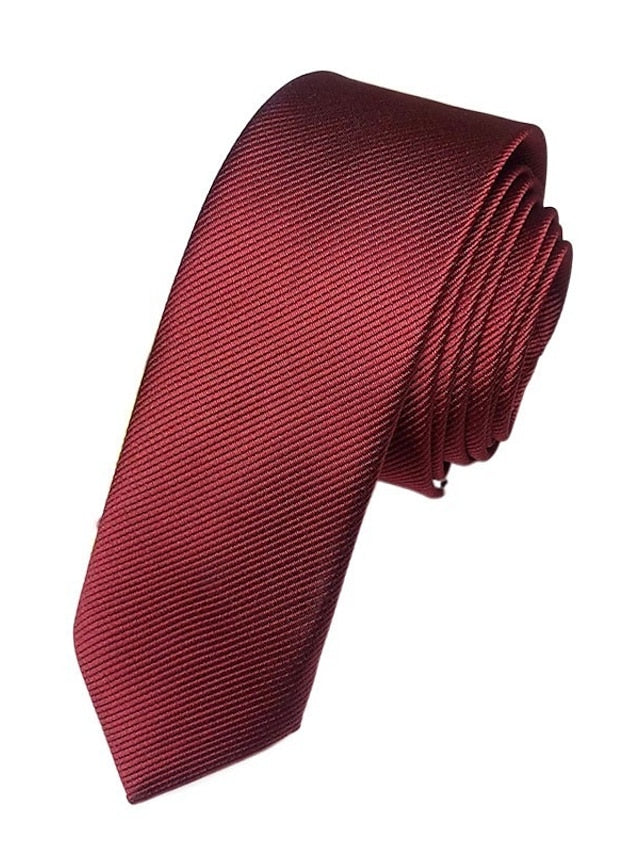 Cravate Classique De Couleur Unie Pour Homme