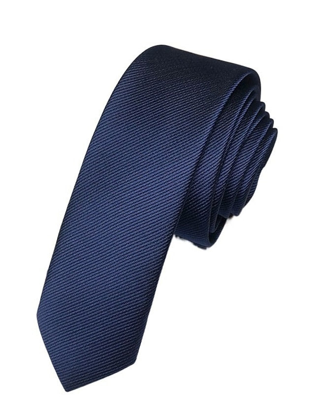 Cravate Classique De Couleur Unie Pour Homme