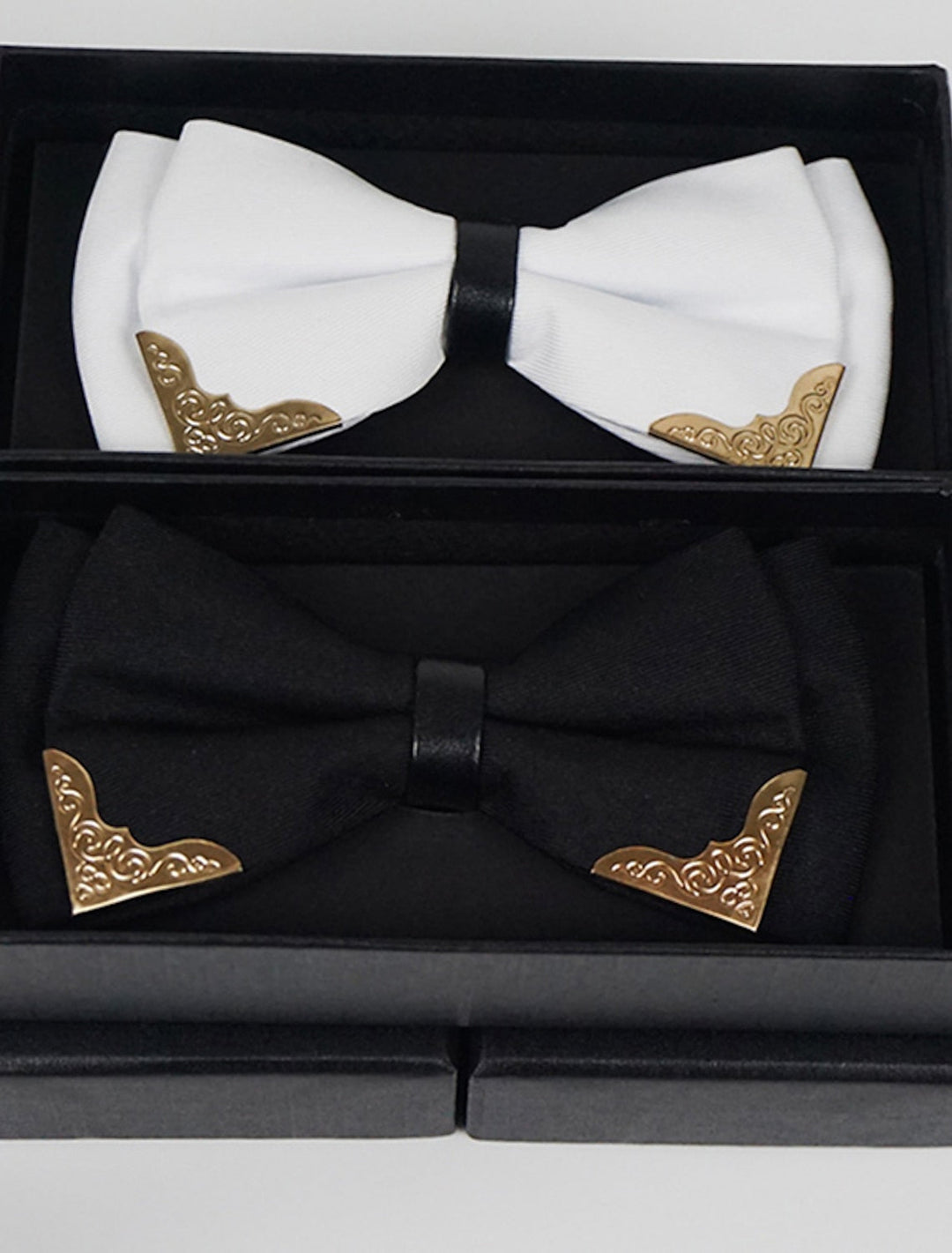 Noeud Papillon Basique Pour Homme Noir Et Blanc