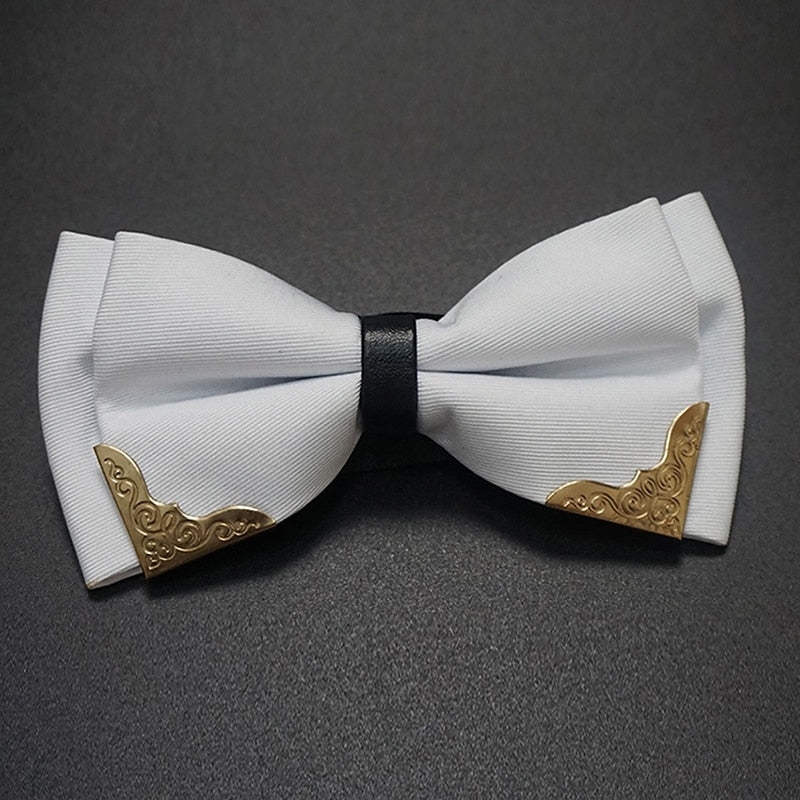 Noeud Papillon Basique Pour Homme Noir Et Blanc