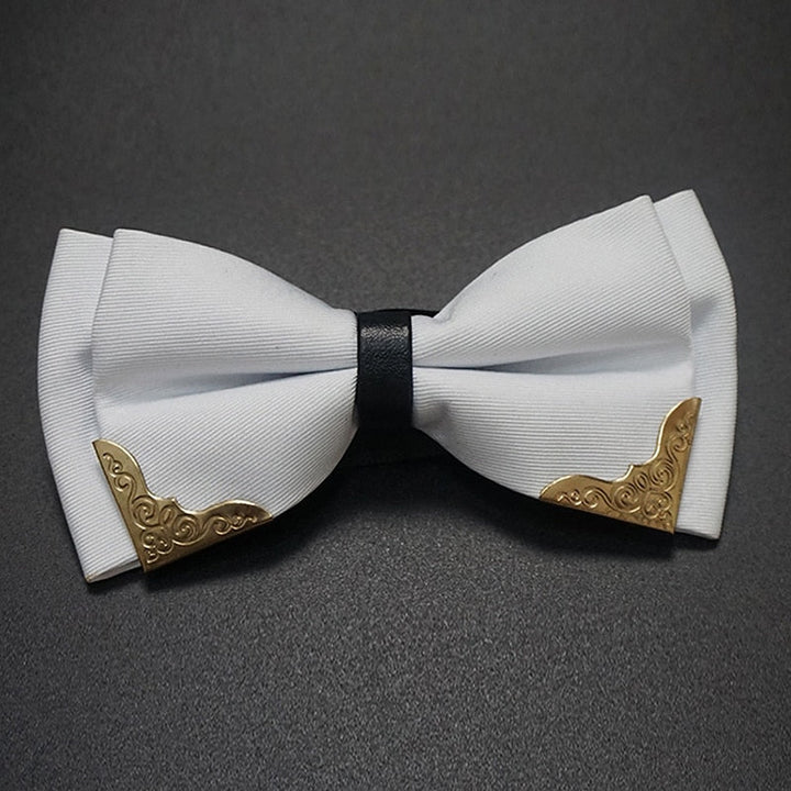 Noeud Papillon Basique Pour Homme Noir Et Blanc