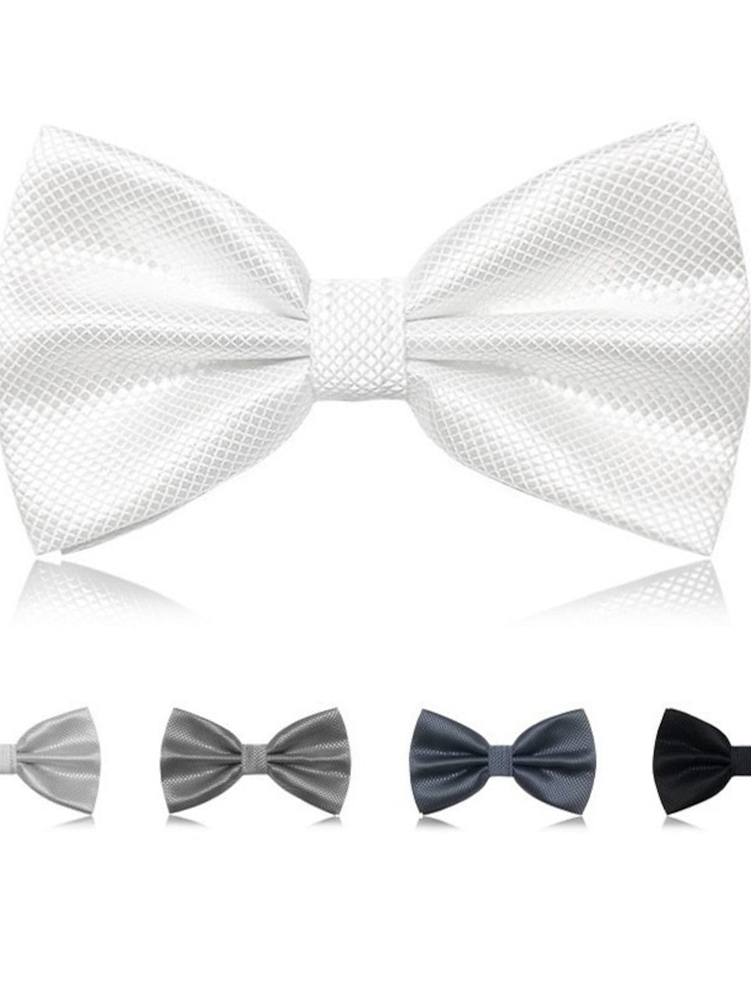 Nœud Papillon Classique Pour Homme - Cravate Unie Formelle - Plaid