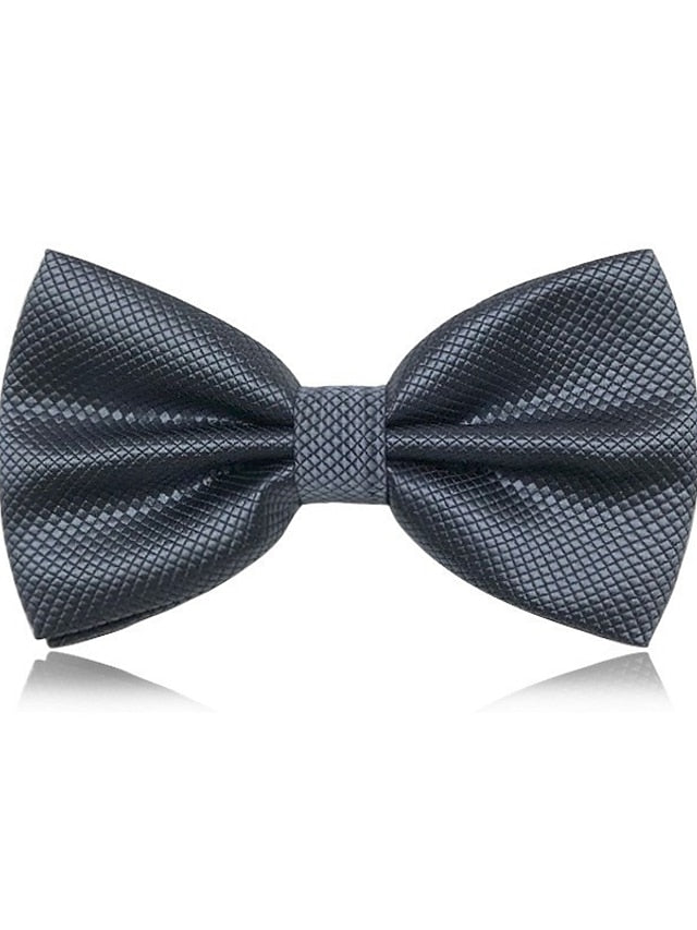 Nœud Papillon Classique Pour Homme - Cravate Unie Formelle - Plaid