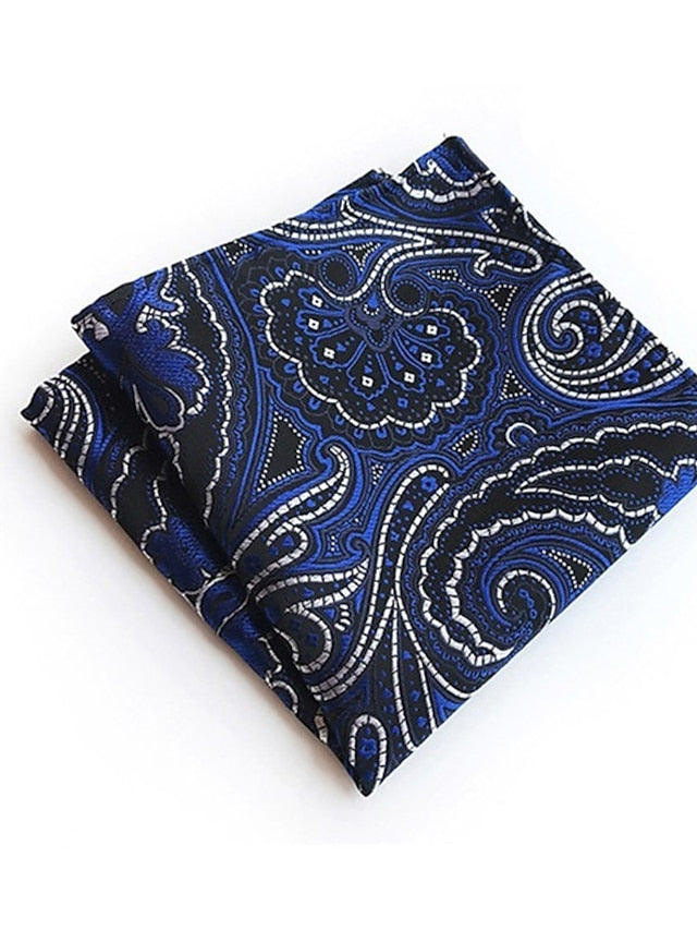 Cravates Jacquard Pour Hommes Pochettes Cravate Ascot Travail Rayé