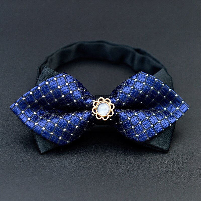 Nœud Papillon Pré-Noué Réglable Pour Homme À Carreaux Pour Mariage, Fête D'Anniversaire