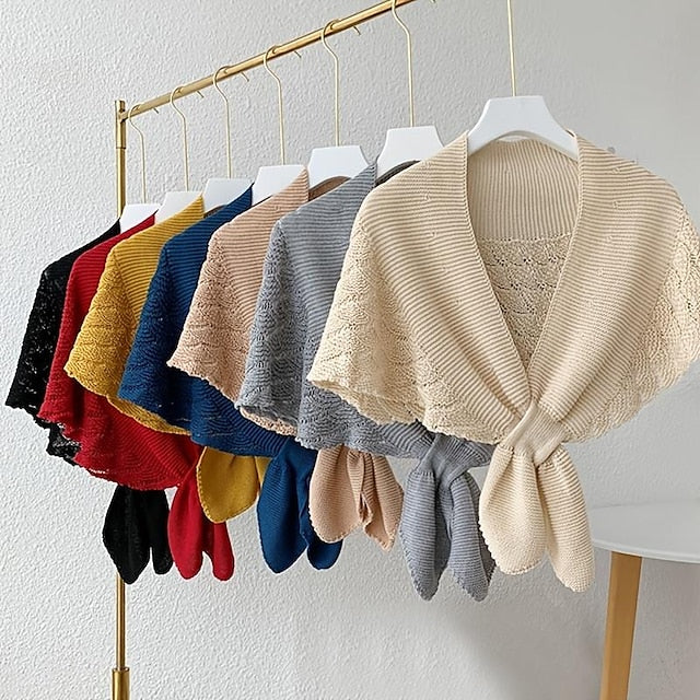 Gilet Tricoté pour Femme Écharpe D'Épaule Élégant et Confortable Porter Au Quotidien pour Un Mariage