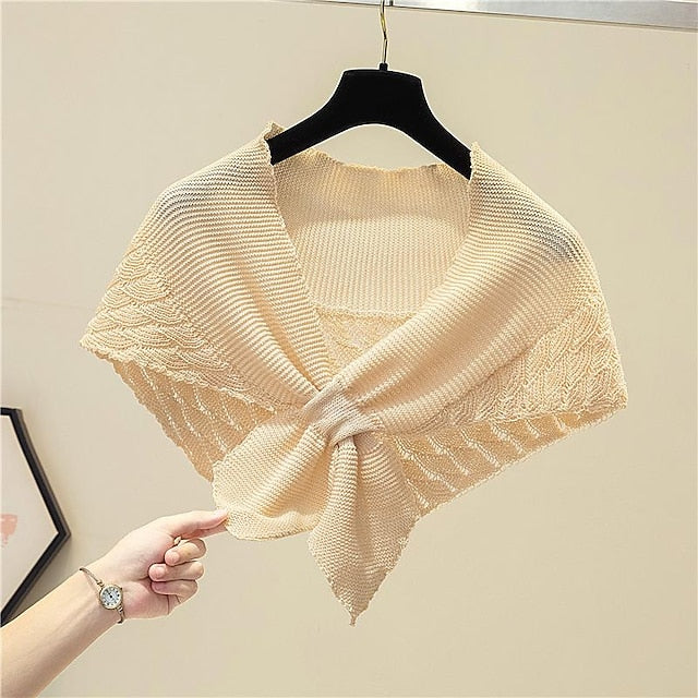 Gilet Tricoté pour Femme Écharpe D'Épaule Élégant et Confortable Porter Au Quotidien pour Un Mariage