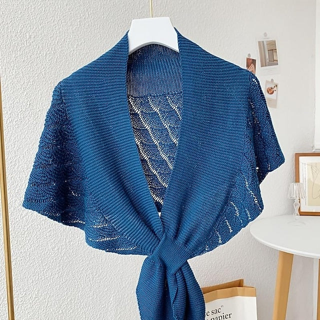 Gilet Tricoté pour Femme Écharpe D'Épaule Élégant et Confortable Porter Au Quotidien pour Un Mariage