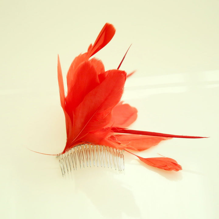 Peignes à Cheveux en Plumes avec Plumes / Mariage / Occasion Spéciale / Coiffe de Course de Chevaux