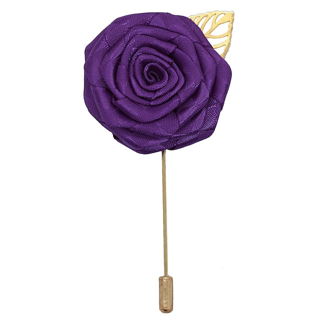 Fleurs De Mariage Boutonnières Mariage / Fête De Mariage Grosgrain