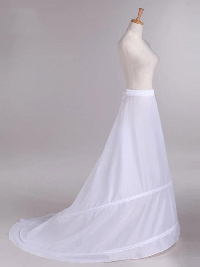 Jupons de Mariage en Polyester Longueur Cathédrale