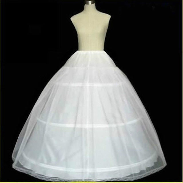 Jupons de Mariage/Occasions Spéciales en Tulle Longueur Au Sol pour Robe de Bal