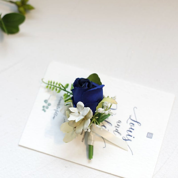 Fleurs De Poignet De Mariage Boutonnières Fleur Artificielle Moderne Contemporain