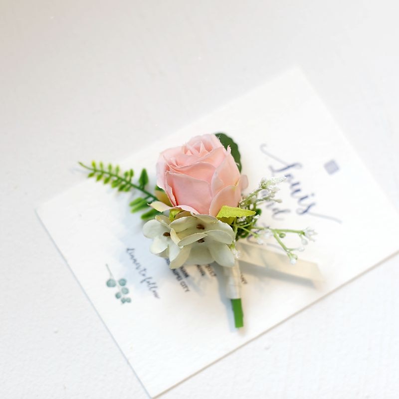 Fleurs De Poignet De Mariage Boutonnières Fleur Artificielle Moderne Contemporain
