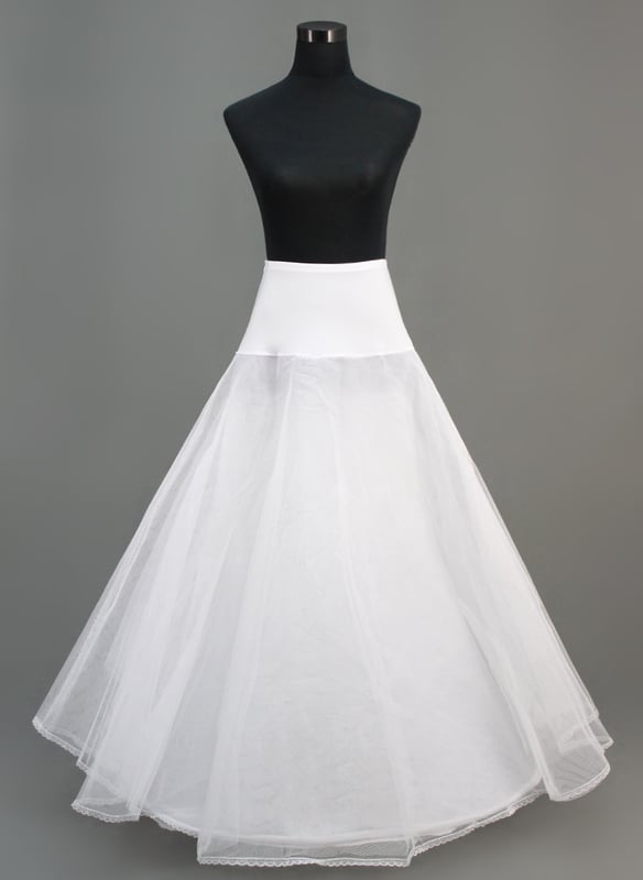 Jupon en Filet de Nylon/Tulle à 2 Étages pour Femme