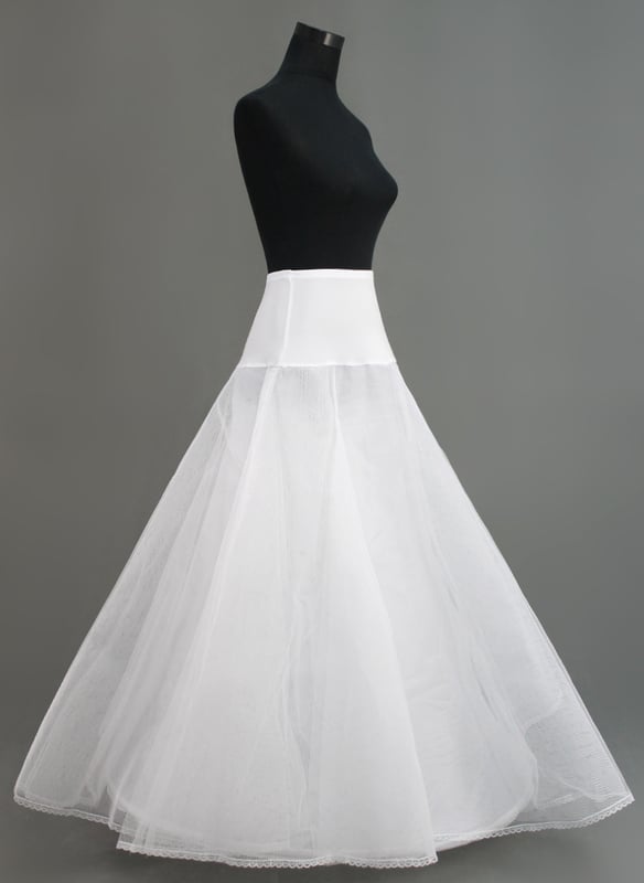 Jupon en Filet de Nylon/Tulle à 2 Étages pour Femme
