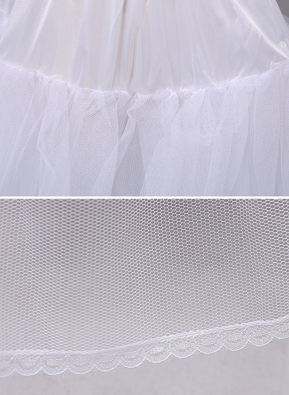 Jupon A-Line en Polyester à 3 Niveaux pour Femme