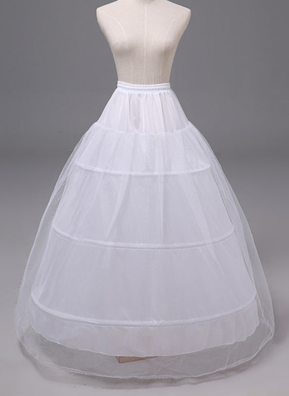 Jupon en Polyester à 2 Étages pour Robe de Bal pour Femme