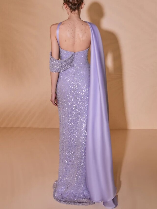 Robe de Bal Longue Sans Bretelles à Coupe Fourreau/Colonne