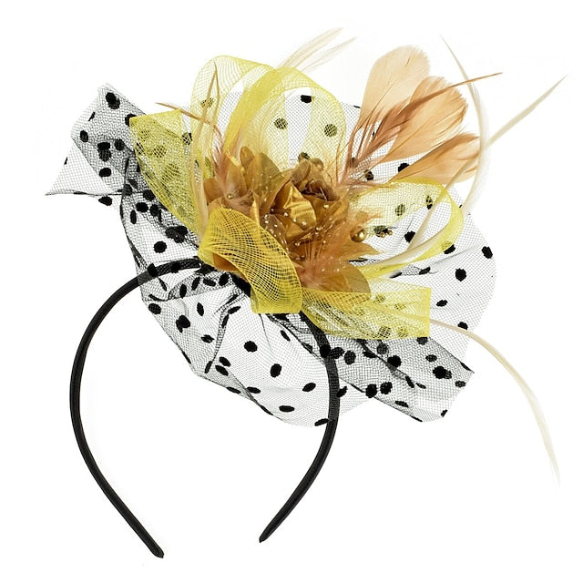 Fascinateurs de Fête Élégants pour Occasions Spéciales avec Plumes