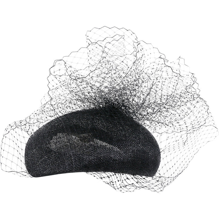 Fascinators Mariage en Lin avec Coiffe à Fleurs