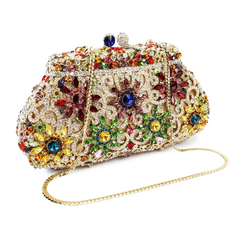 Pochettes à Main avec Chaîne en Imitation Diamant