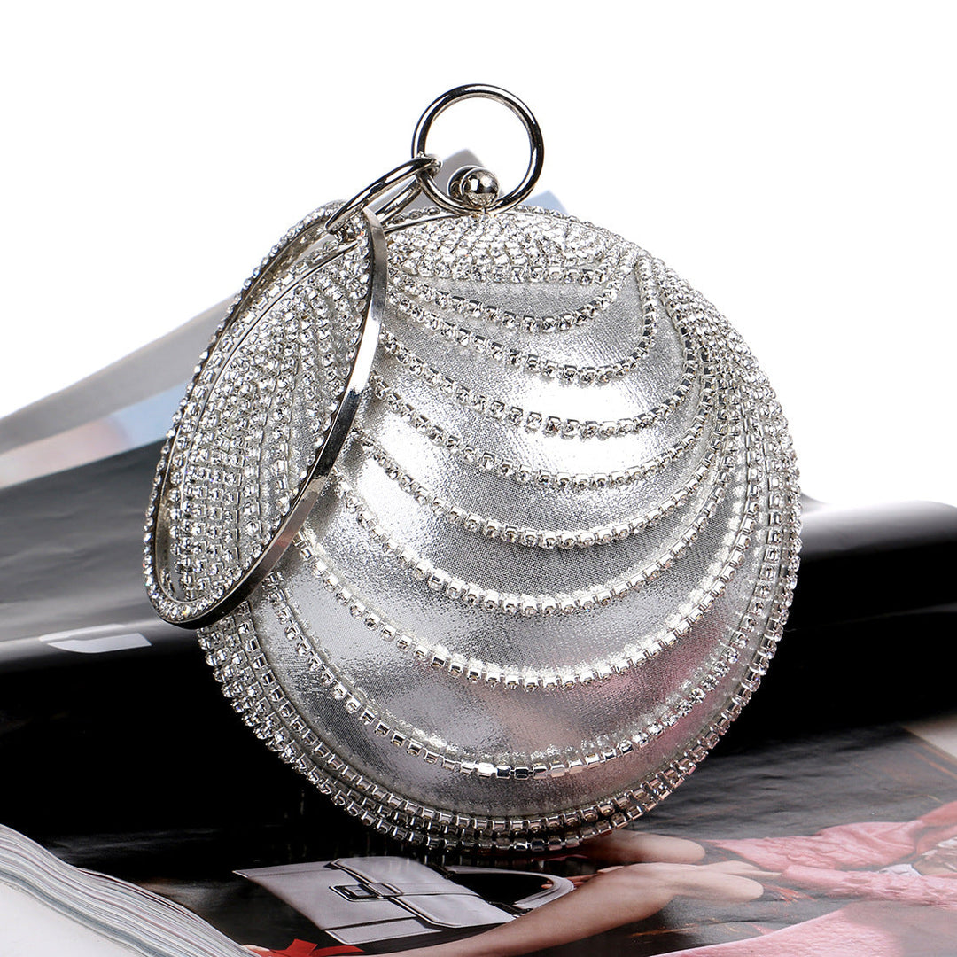 Pochettes Polyvalentes à Pompon en Imitation Diamant